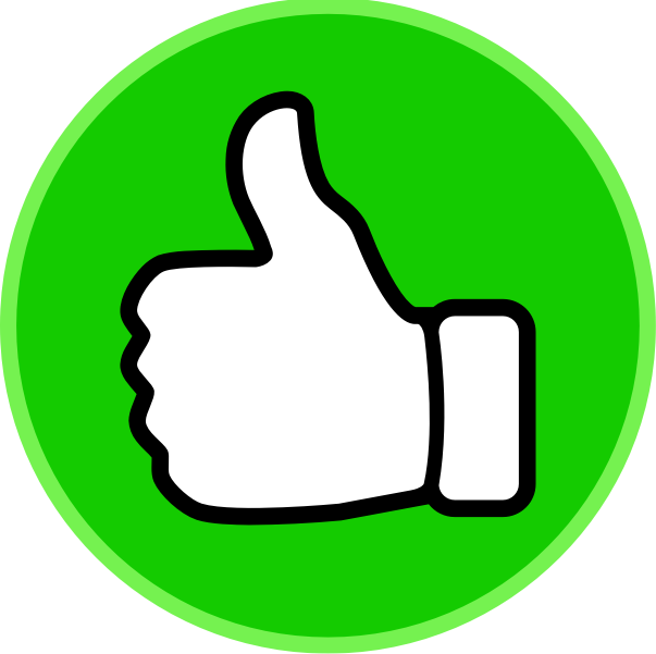 thumbs up image to indicate site is healthy